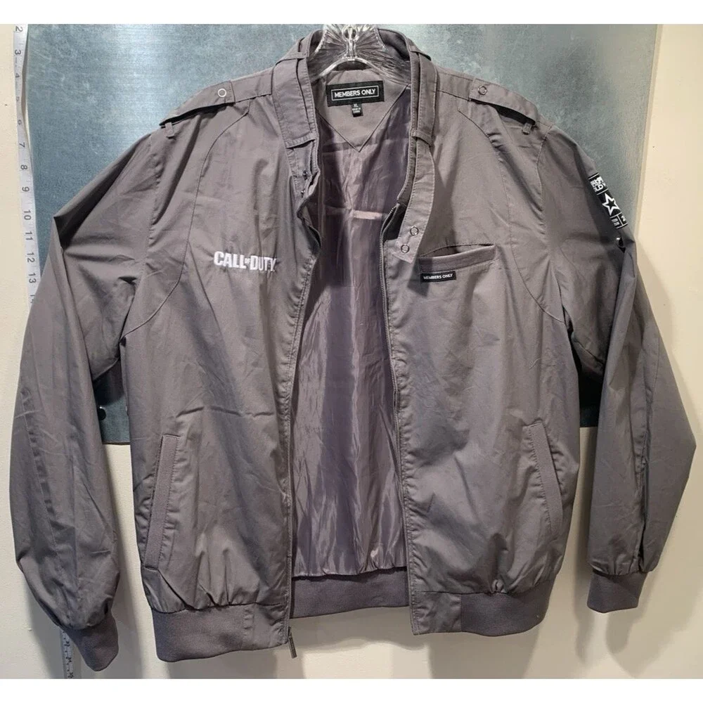 Call Of Duty Black Ops Cold War 2020 Limited Edition Members Only Jacket XL Gray - Picture 6 of 16